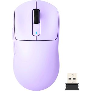 ATTACK SHARK X3 - Draadloze Gaming Muis - Lavender - 26000 DPI - Lichtgewicht 49G