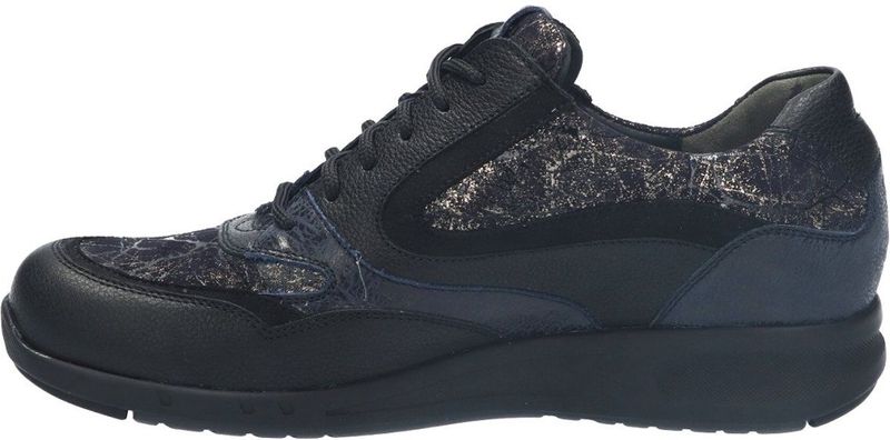 Durea - 6306 - Schoen - Zwart/Blauw - Leest 685 - Wijdte H