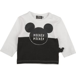 Zero2Three T-shirt Mickey - Zwart / Wit