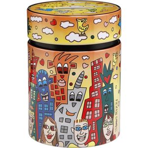 Goebel - James Rizzi | Spaarpot City of Romance | Metaal - 11cm