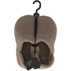 Apollo dames cloq / slipper - beige - teddy - maat 37/38