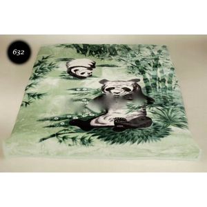 Elway Dikke Deken 160x210cm Panda - Zacht & Warm