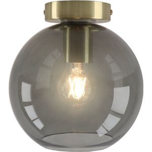 Olucia Giada - Plafondlamp - Goud/Grijs - E27