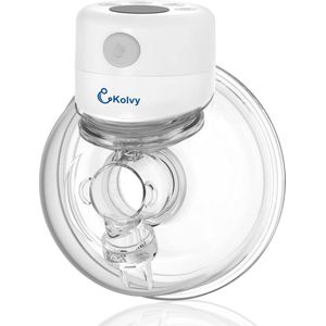 Kolvy® Max Draadloze Elektrische Borstkolf - Intelligente Kolfapparaten - Handsfree Breast Pump - Incl. E-Book Borstvoeding - USB Oplaadbaar - Incl. 3 Maten