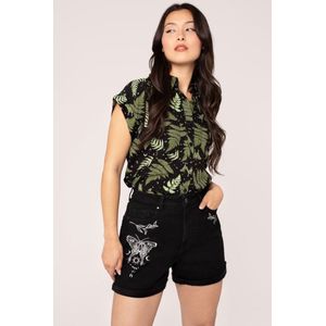 Hell Bunny - Metamorphosis Korte broek - XS - Zwart