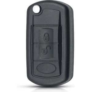 XEOD Autosleutelbehuizing - sleutelbehuizing auto - sleutel - Autosleutel - Klapsleutel / Geschikt voor: Land Rover HU101