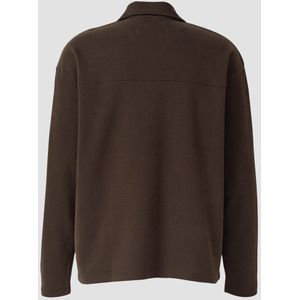 s.Oliver - Sweatshirt - Zwart - Relaxed Fit - Hoge Hals