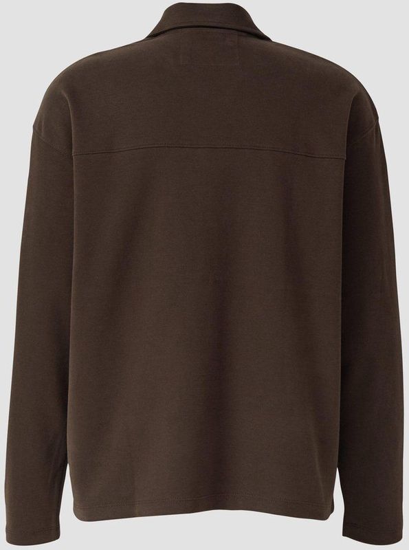 s.Oliver - Sweatshirt - Zwart - Relaxed Fit - Hoge Hals