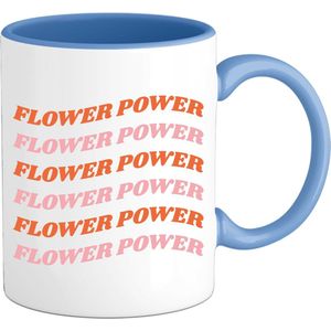 Flower power - Mok - Slate Blue
