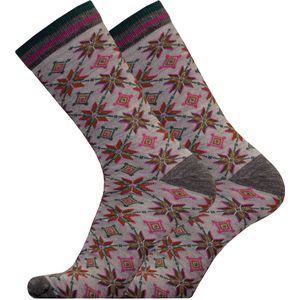 Uphillsport Herfstster Merino Wollen Sokken 2-Pack - Grijs - Maat 35-38 - Unisex Wollen Sokken
