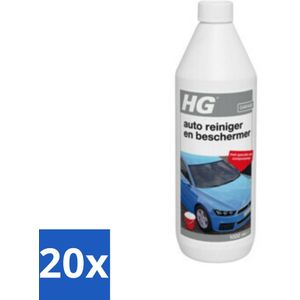 HG - Autoreiniger & Beschermer - Houdt Langer Schoon - 50 tot 60 Wasbeurten - 1L - Bulkverpakking - 20 stuks