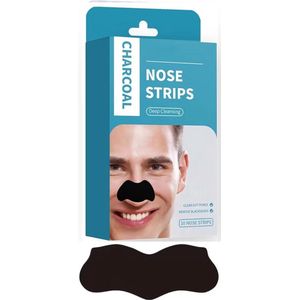 Charcoal Neusstrips – Mee eter Verwijderaar & Mee eters Verwijderen Neus Strip – Blackhead Remover - Vegan & Cruelty-Free - Neusstrips Blackheads - Blackhead Strips – Diepe Reiniging met Houtskool - Black Friday