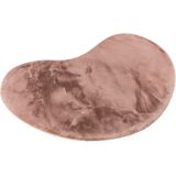 Lalee Heaven - organische vorm Vloerkleed - Tapijt – Karpet - Hoogpolig - Superzacht - Fluffy - niervorm- organic- rabbit 160x230 cm pink roze baby roze