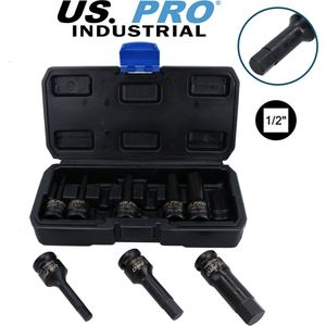 Professionele Inbus kracht / impact doppenset 1/2"" 8-delig