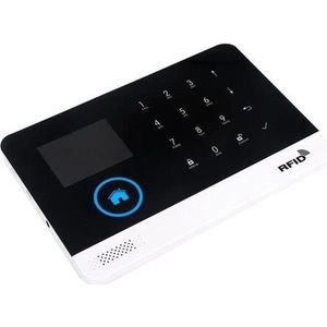 Alarmsysteem - Sirene - Smart Home Beveiligingssysteem - APP - Draadloos - LED-scherm - SMS - PSTN - GPRS - voor Deuren en Ramen - Wit