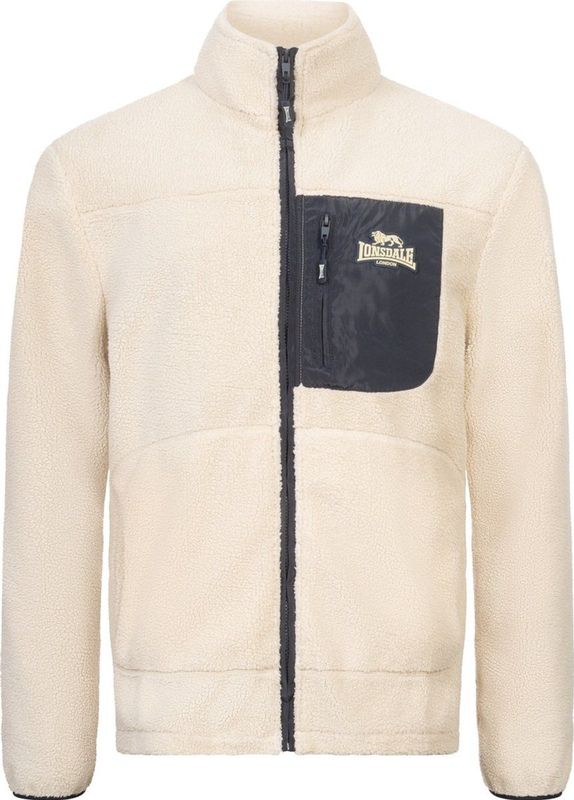 Lonsdale - Lartington - Sherpa Jacke - Ecru/Navy - Normale Passform