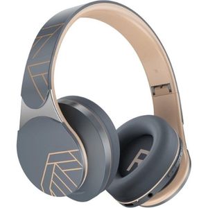 StayPowered Draadloze Koptelefoon - Geniet van Draadloos Hifi Stereo Geluid - 50mm Drivers - Zachte Oorkussens - Lange Batterijduur - Ingebouwde Microfoon - Opvouwbaar Design - Asfalt Grijs - Levering Sneller dan Aangegeven!
