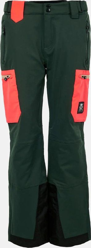 WATTS - X-Elipse - Skibroek - Groen - Fluoro Roze - Dames