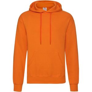 Fruit of the Loom Hoodie / capuchon sweater Oranje voor volwassenen - Classic Hooded Sweat - Hoodie - Maat XL