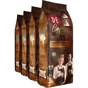 Douwe Egberts D.E Café Creatie Koffiebonen - Intensiteit 7/9 - 4 x 500 gram