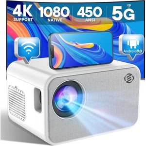 Equivera Mini Beamer - Draagbare Beamer - Beamer - Mini Beamer Projector - Projector - Mini Projector