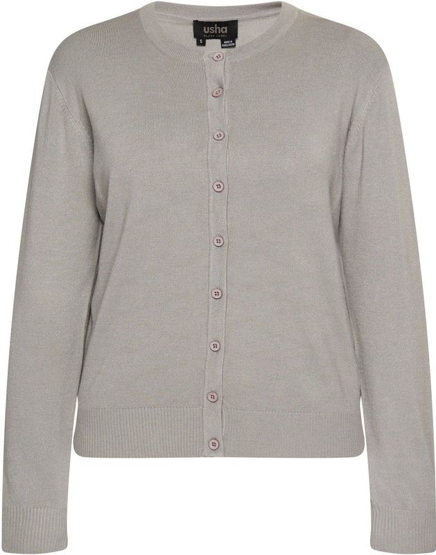 usha - Cardigan - Zwart - BLACK LABEL