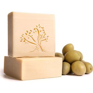 Zeep - Handgemaakte biologische olijfzeep (Ongeparfumeerd)