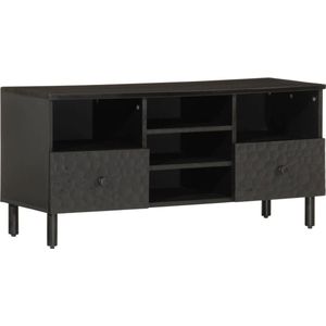 vidaXL-Tv-meubel-100x33x46-cm-massief-mangohout-zwart