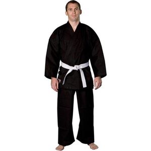 Karatepak voor beginners en kinderen Nihon | Zwart (Maat: 190)