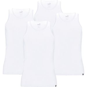 Set van 4 Puma Basic Tank Top Heren herenondershirt met ronde hals