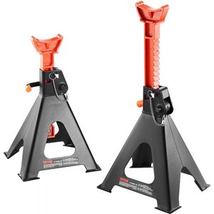 Jack Stands Jack Stands 6T Wagon Stand Workshop Stand 360-585mm In hoogte verstelbare Jack Stand 260x230x360mm Workshop Stand voor SUV, Pickup, Auto, UTV, ATV etc.