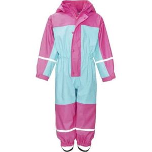 Playshoes Regenpak Kinderen - Turquoise/Roze - maat 92