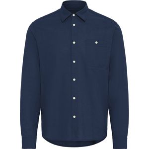 Blend - BHBAY linen LS shirt PP NOOS - Heren - Lange mouwen shirts