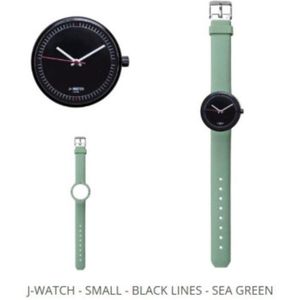 JU'STO J-WATCH horloge - groen/zwart - 40mm
