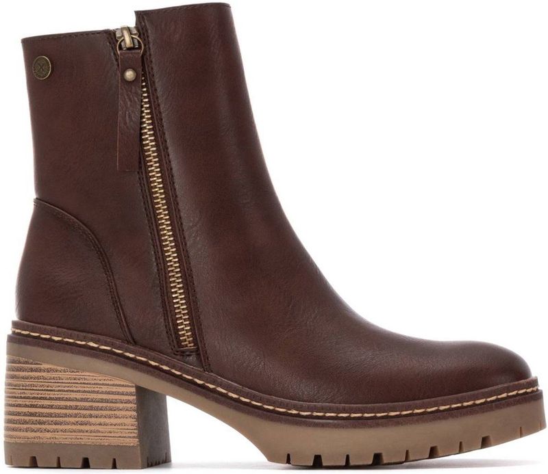 Xti 144455 Booties Met Hak Zwart EU 37 Vrouw