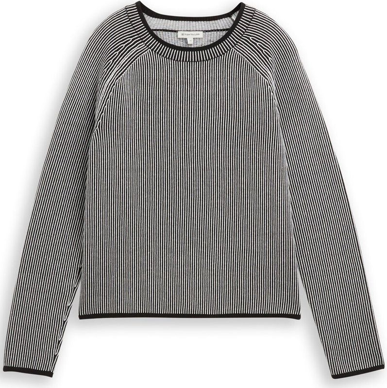 Tom Tailor Gebreide trui met ronde hals