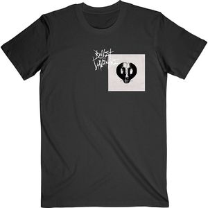 Bullet For My Valentine - Album Cropped & Logo Heren T-shirt - S - Zwart
