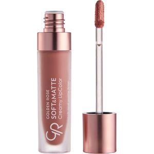 Golden Rose Soft & Matte Creamy Lipcolor NO: 102 Matte vloeibare lippenstift hydraterende formule minder droog op de lippen