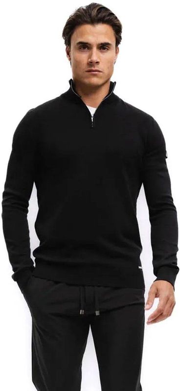 Malelions trui fijn gebreid zwart