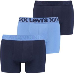 Levi's giftbox 3P denim geo elastics blauw - S