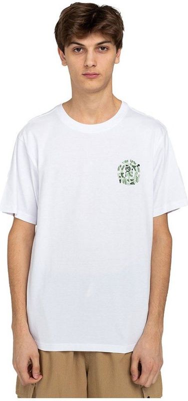 Element Geo Fill T-shirt Met Korte Mouwen Wit M Man