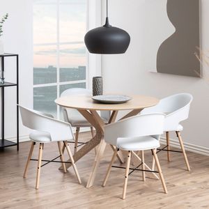 Sohome Ronde Eettafel Yedidya - 105cm Eiken - Naturel