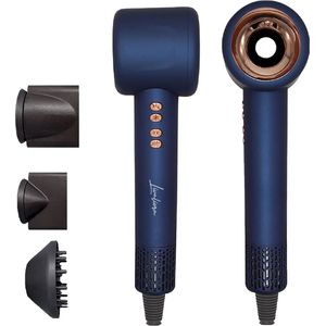 Livaliora® Powerful Föhn - Ultra Stil - Superkrachtig - Airstyler - Extra Grote Diffuser - Snel Drogen - Haardroger Krullen - Föhn met Diffuser - Ionische Haardroger - Föhnborstel - Multistyler
