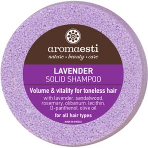 4x Aromaesti Shampoo Bar Lavender - Aromaesti Lavendel - Aromaesti Lavender - shampoo voor slap haar - zero waste - solid shampoo - vegan - biologisch - diervriendelijk - 60 gram