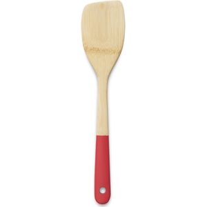 Spatel, Bamboe, 30 cm, Rood - Pebbly