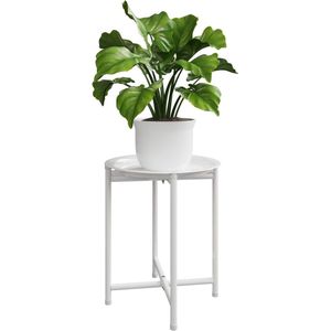 Plantenstandaard van metaal - 15 inch - wit