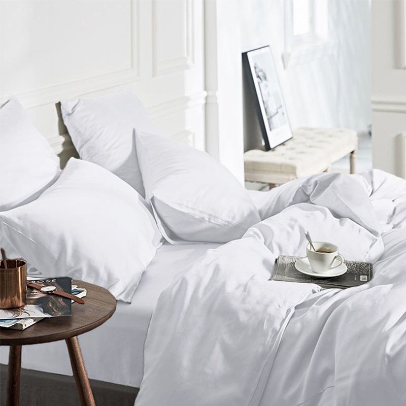 Primaviera - DeLuxe Dekbedovertrek - Wit - 100% Bamboe - Inclusief Kussenslopen