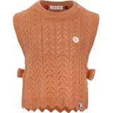 LOOXS Little 2401-7004-404 Meisjes Sweater/Vest - Maat 92/98 - Bruin van 100% acryl