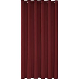 Verduisterende Gordijnen met Ogen, 200x280 cm (B x H), Rood, 1 stuk, Warmtewerend Gordijnen Moderne voor de Woonkamer, Slaapkamer, Kerst