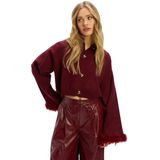 Refined Department - Mady Vest - Bordeaux - Wol